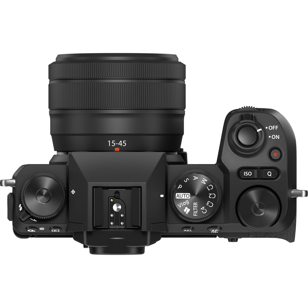 FUJIFILM X-S20 Mirrorless Camera with 15-45mm Lens 16781943 - 10PC Accessory Kit