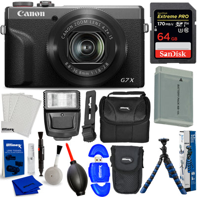 Canon PowerShot G7 X Mark III Digital Camera 30th Anniversary Graphite Bundle