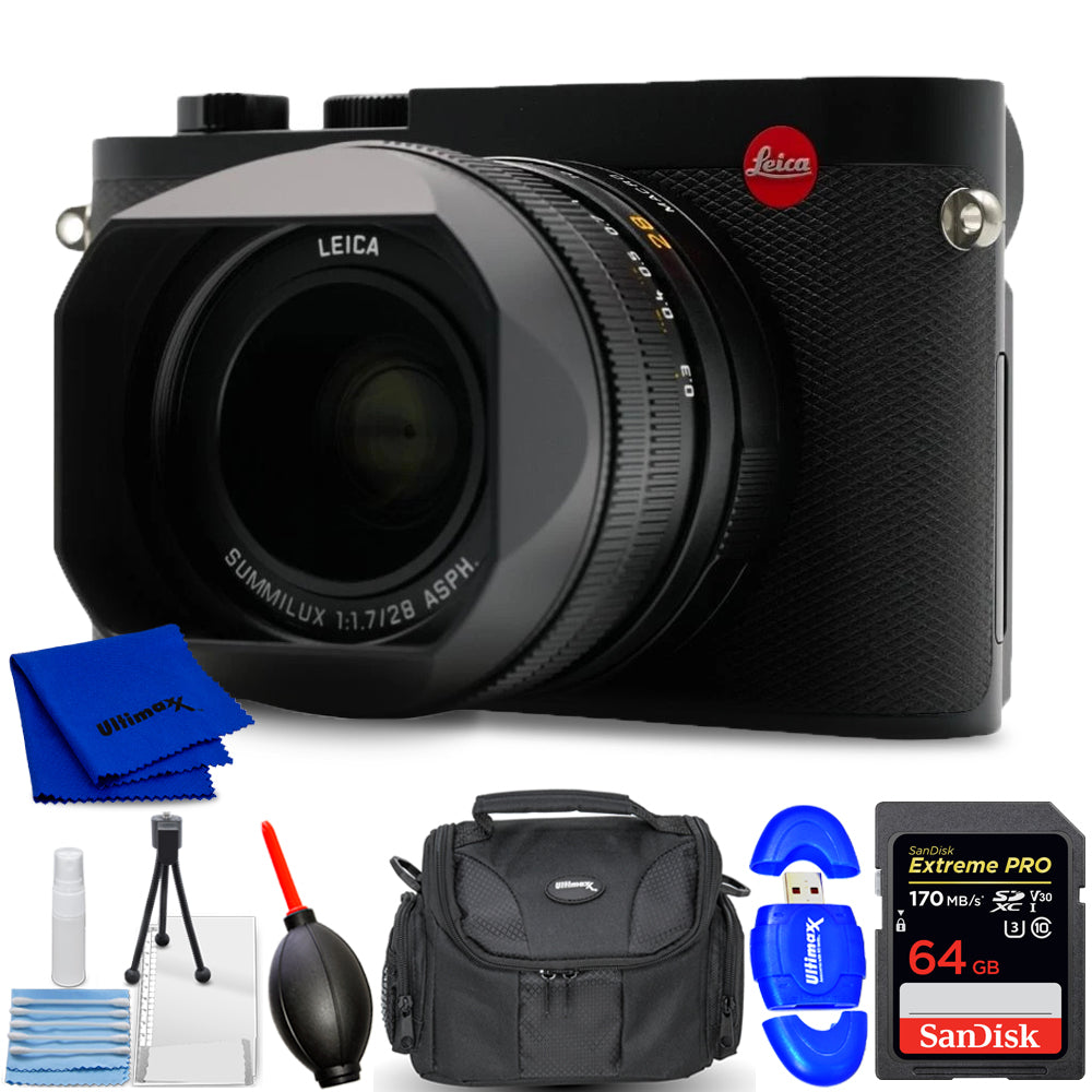 Leica Q3 Digital Camera 19080 - 7PC Accessory Bundle