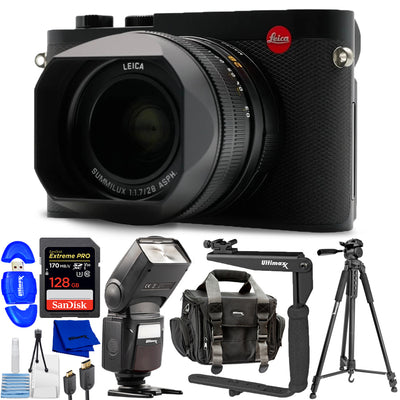 Leica Q3 Digital Camera 19080 - 10PC Accessory Bundle