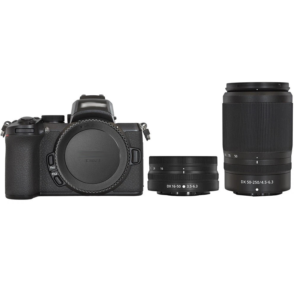 Nikon Z50 II Mirrorless Camera with 16-50mm & 50-250mm Lenses Bundle
