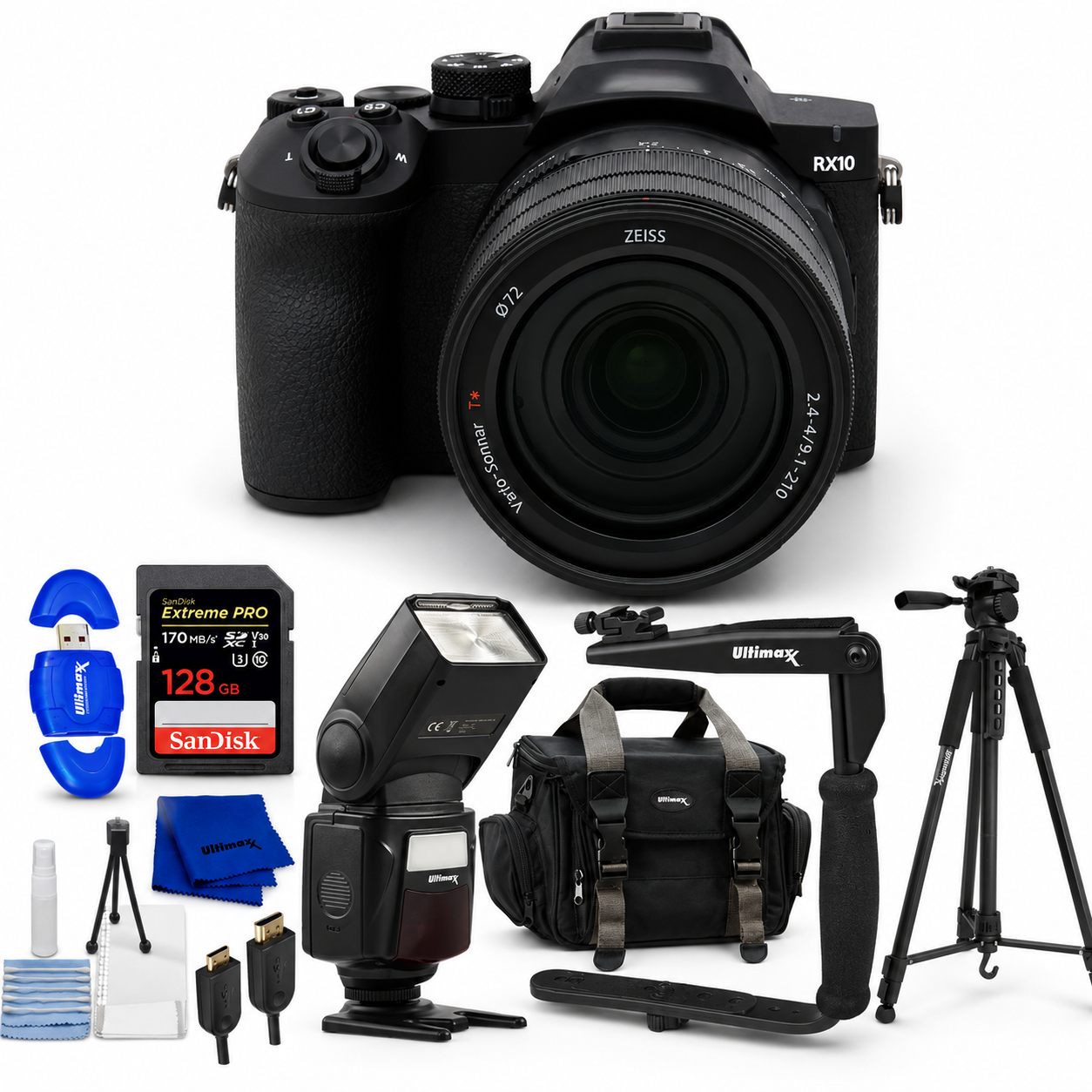 Sony RX10 V Digital Camera - 10PC Accessory Bundle