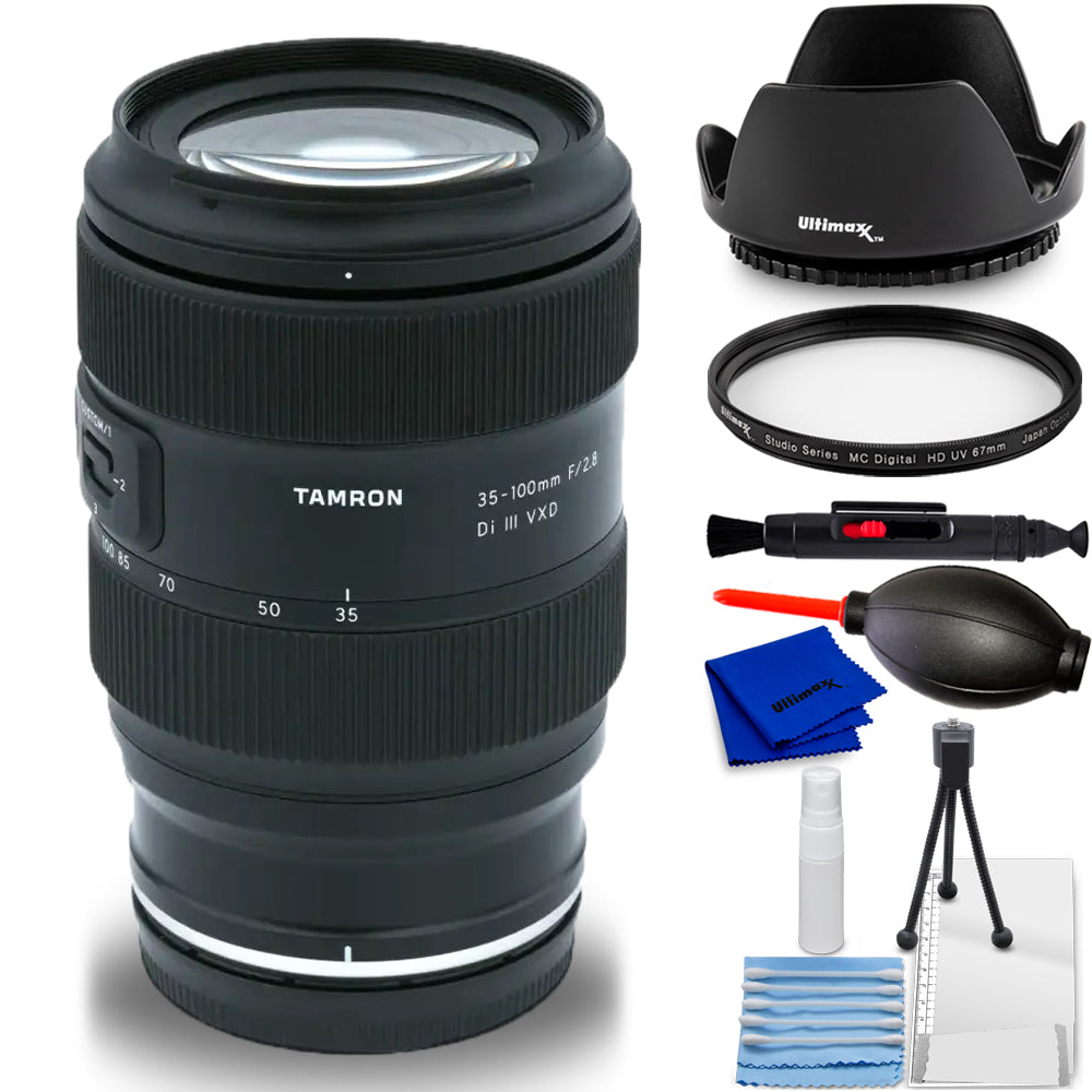 Tamron 35-100mm f/2.8 Di III VXD Lens (Sony E) AFA078S700 - 7PC Accessory Bundle