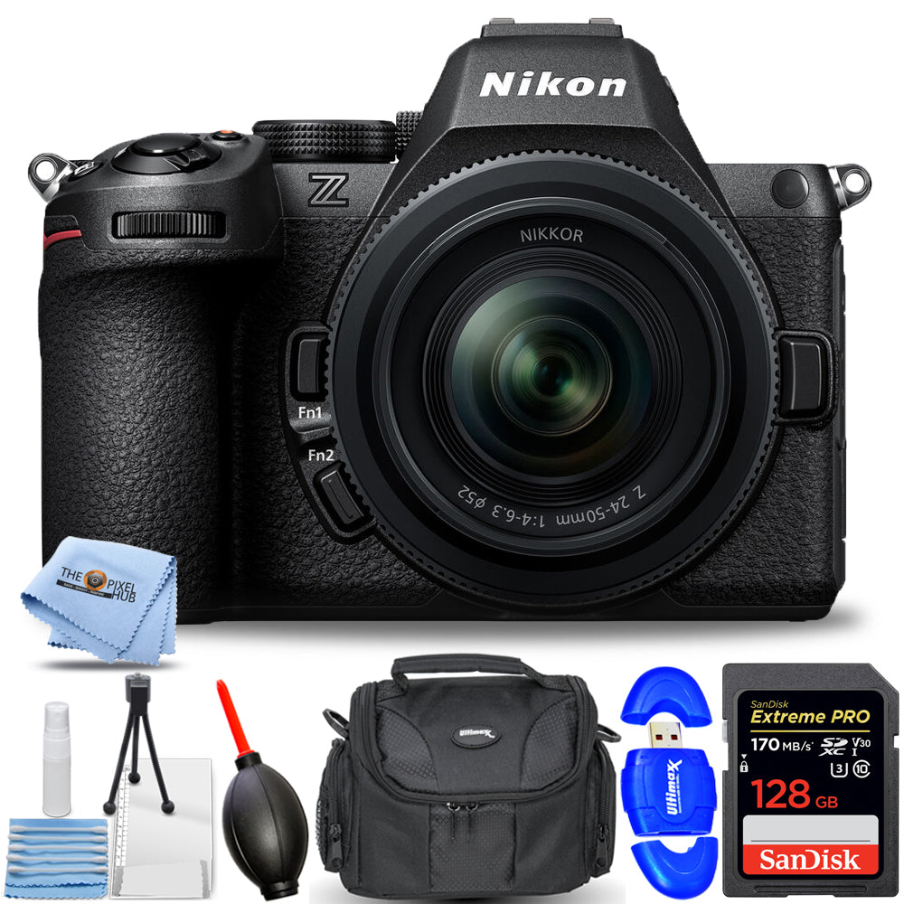 Nikon Z5 II Mirrorless Camera with 24-50mm f/4-6.3 Lens 2018 - 7PC Bundle Kit
