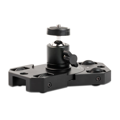 Ultimaxx Portable Mini Metal Dolly w/ Swivel Ball, Action Camera Adapter & Screw