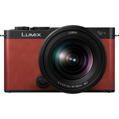 Panasonic Lumix S9 Mirrorless Camera with S 20-60mm Lens (Crimson Red) Bundle