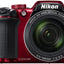 Nikon COOLPIX B500 Digital Camera (Red) 26508 + 32GB + Case Bundle