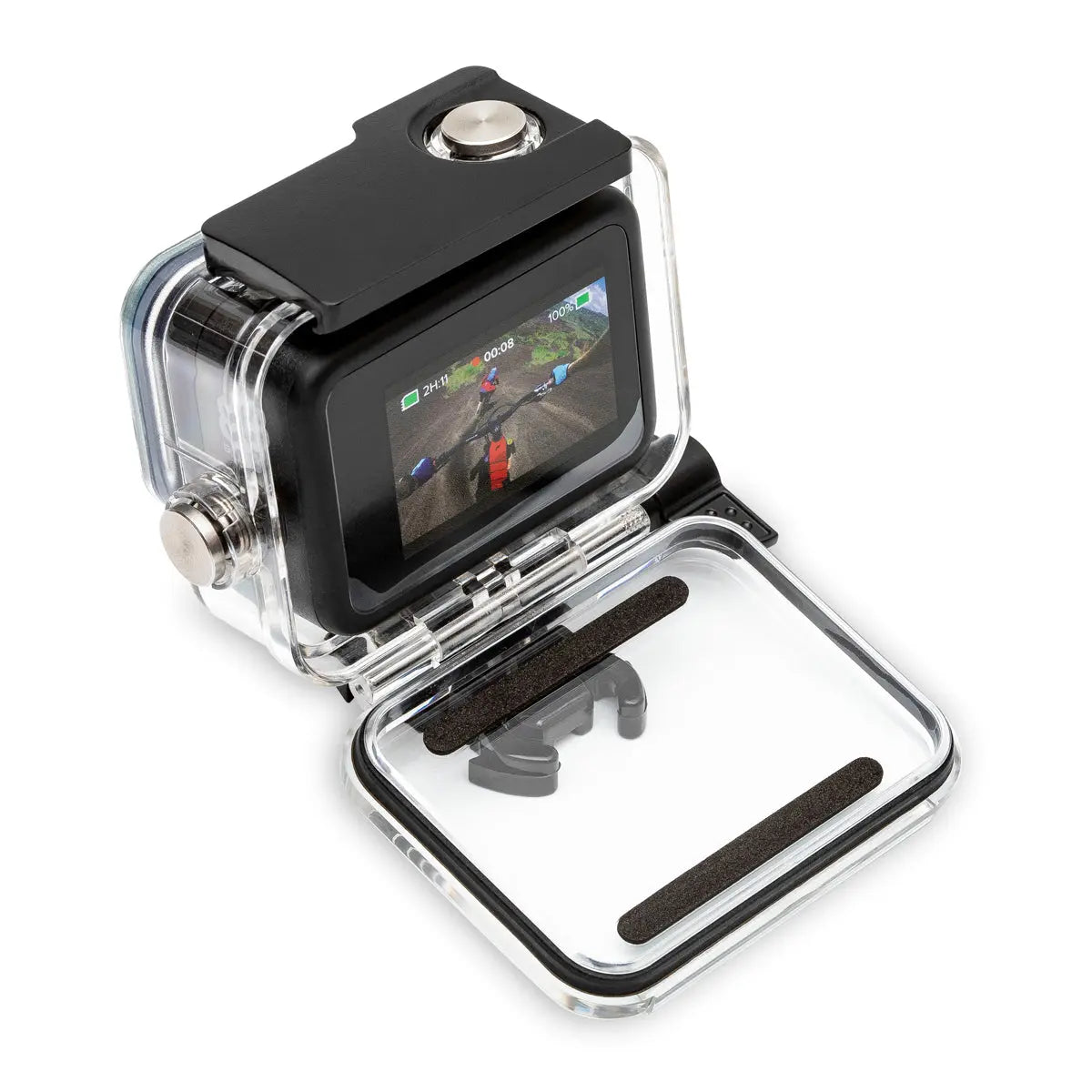 45m/147ft Waterproof Housing Transparent Protective Case for GoPro HERO8 Ultimaxx