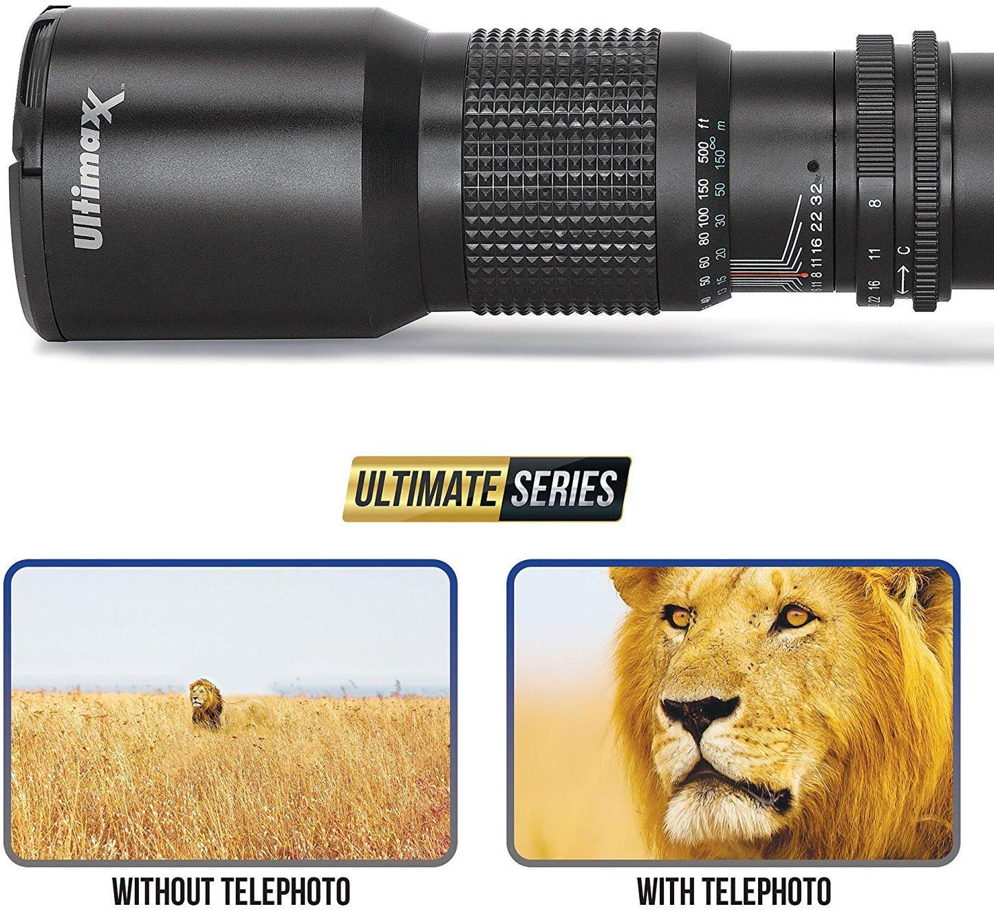 ULTIMAXX High-Power 500mm/1000mm f/8 for Canon RF-Mount with Filters + Backpack Ultimaxx