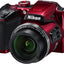 Nikon COOLPIX B500 Digital Camera (Red) 26508 + 32GB + Case Bundle