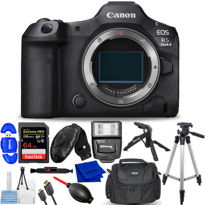 Canon EOS R5 Mark II Mirrorless Camera 6536C002 - 12PC Accessory Bundle