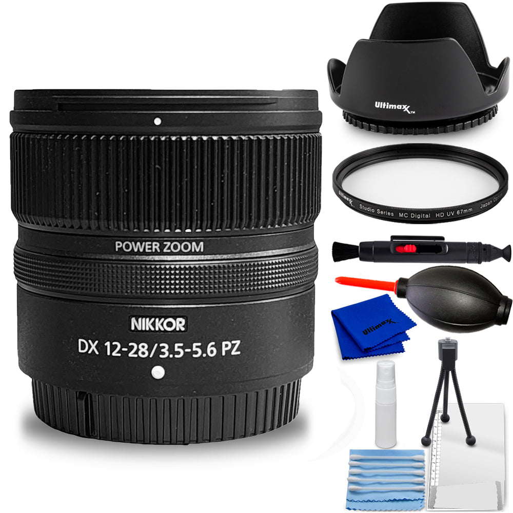 Nikon NIKKOR Z DX 12-28mm f/3.5-5.6 PZ VR Lens (Nikon Z) White Box Bundle