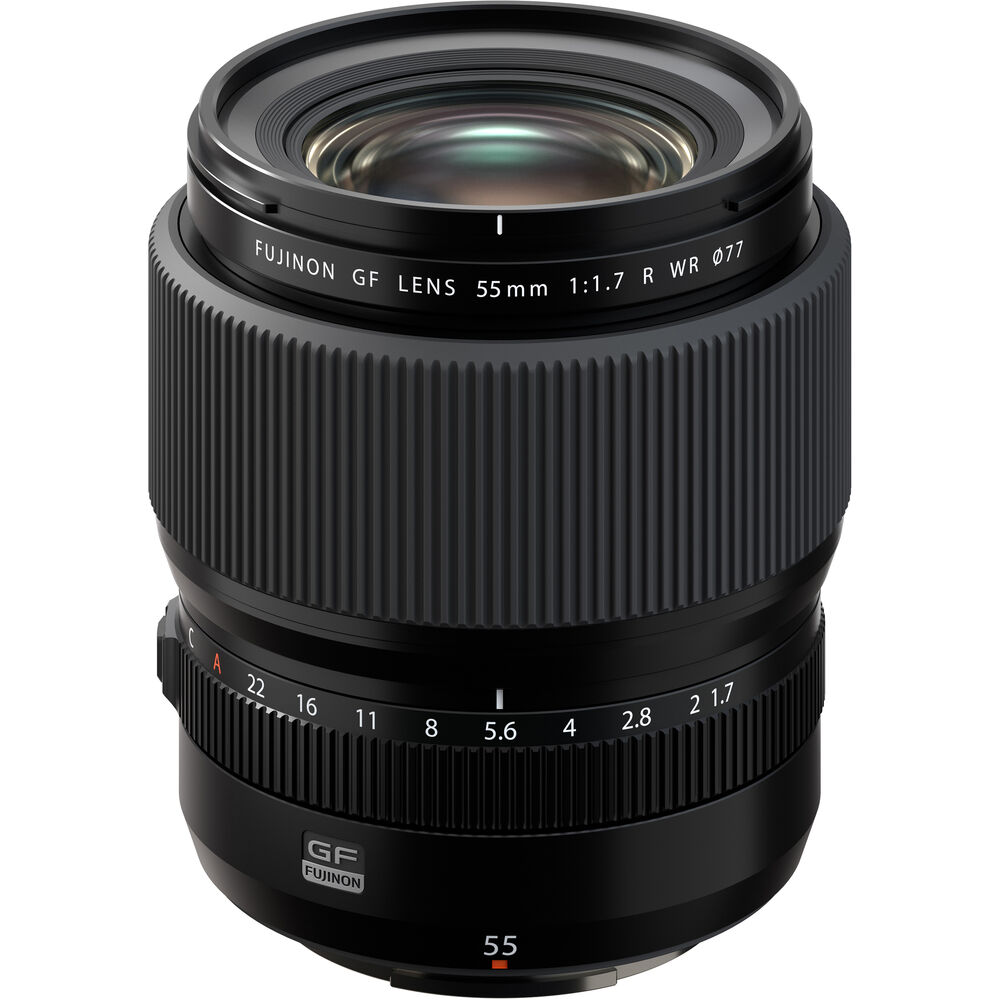 FUJIFILM GF 55mm f/1.7 R WR Lens - 600023613