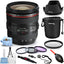 Canon EF 24-70mm f/4L IS USM Standard Zoom Lens - 10PC Accessory Bundle