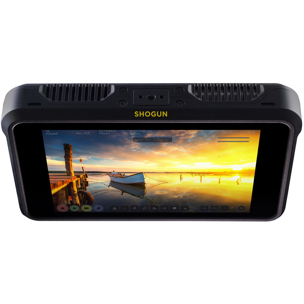 Atomos Shogun 7 HDR Pro/Cinema Monitor-Recorder-Switcher + EXT BATT + LED Light