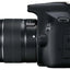 Canon EOS 2000D / Rebel T7 with EF-S 18-55mm III Lens + 64GB + EXT BATT Bundle Canon