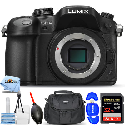 Panasonic Lumix DMC-GH4 Mirrorless Digital Camera (Body) - 7PC Accessory Bundle
