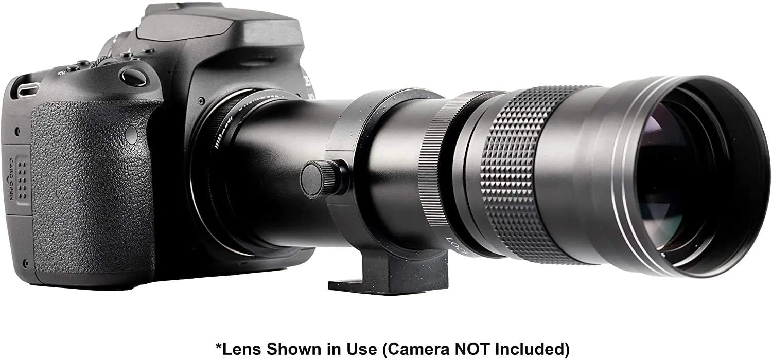 Ultimaxx 420-800mm f/8 Telephoto Zoom Lens Bundle for Nikon D850 D810 D750 D610 Ultimaxx