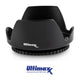 Hard Polaroid Tulip Camera Threaded Lens Hood 77mm (Prevents Lens Flare) Ultimaxx