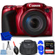 Canon PowerShot SX420 IS 20MP Digital Camera (Red) 1069C001 - 7PC Accessory Kit Canon