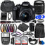 Canon EOS 2000D / Rebel T7 with 18-55mm III Lens - 30PC Accessory Bundle Canon