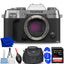 FUJIFILM X-T50 Mirrorless Camera (Silver) 16828313 - 7PC Accessory Bundle