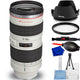 Canon EF 70-200mm f/2.8L USM Telephoto Zoom Lens 2569A004 - 7PC Accessory Bundle Canon