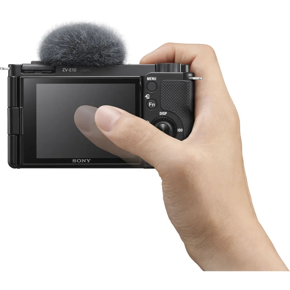 Sony ZV-E10 Mirrorless Camera (Body Only, Black) - ILCZV-E10/B Sony
