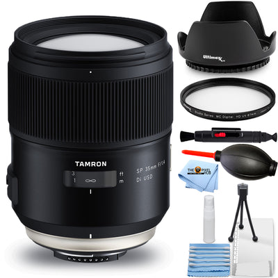 Tamron SP 35mm f/1.4 Di USD Lens for Canon EF - 7PC Accessory Bundle
