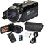 GeniusTech Digital 42MP Video Camera w/ 64GB SD Card, Remote, Case and Cable Kit