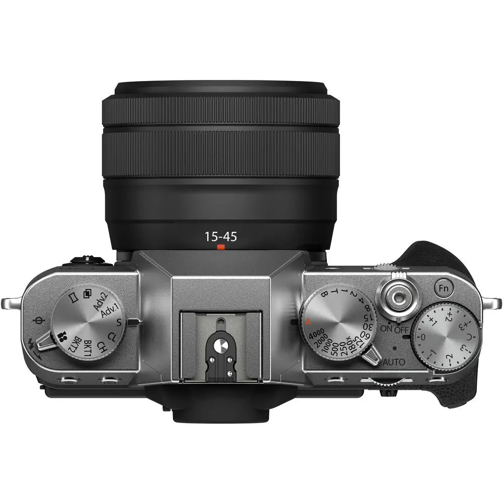FUJIFILM X-T30 II Mirrorless Camera with XC 15-45mm OIS PZ Lens (Silver) Bundle Fujifilm