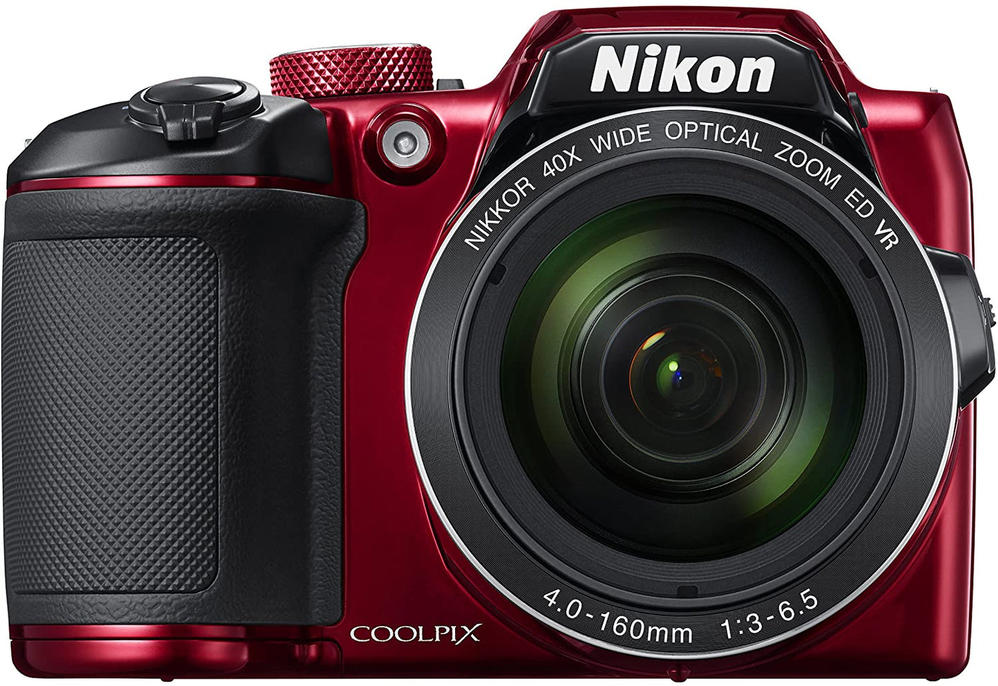 Nikon COOLPIX B500 Digital Camera (Red) - 15PC Accessory Bundle