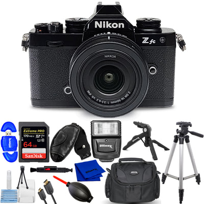 Nikon Zfc Mirrorless Camera and NIKKOR Z DX 16-50mm f/3.5-6.3 VR Lens (Black) Bundle 2