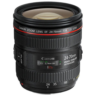 Canon EF 24-70mm f/4L IS USM Standard Zoom Lens - Essential UV Filter Bundle