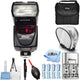 Nikon SB-700 AF Speedlight with 4 AA Batteries + Charger + Diffuser Bundle