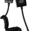 Zeikos ZE-OCSCS Off Camera Flash Cord for Sony Cameras (Black)