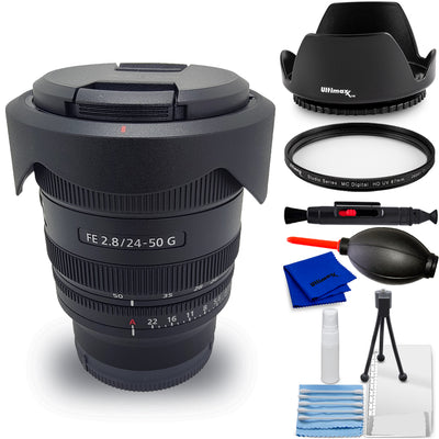 Sony FE 24-50mm f/2.8 G Lens (Sony E) SEL2450G - 7PC Accessory Bundle