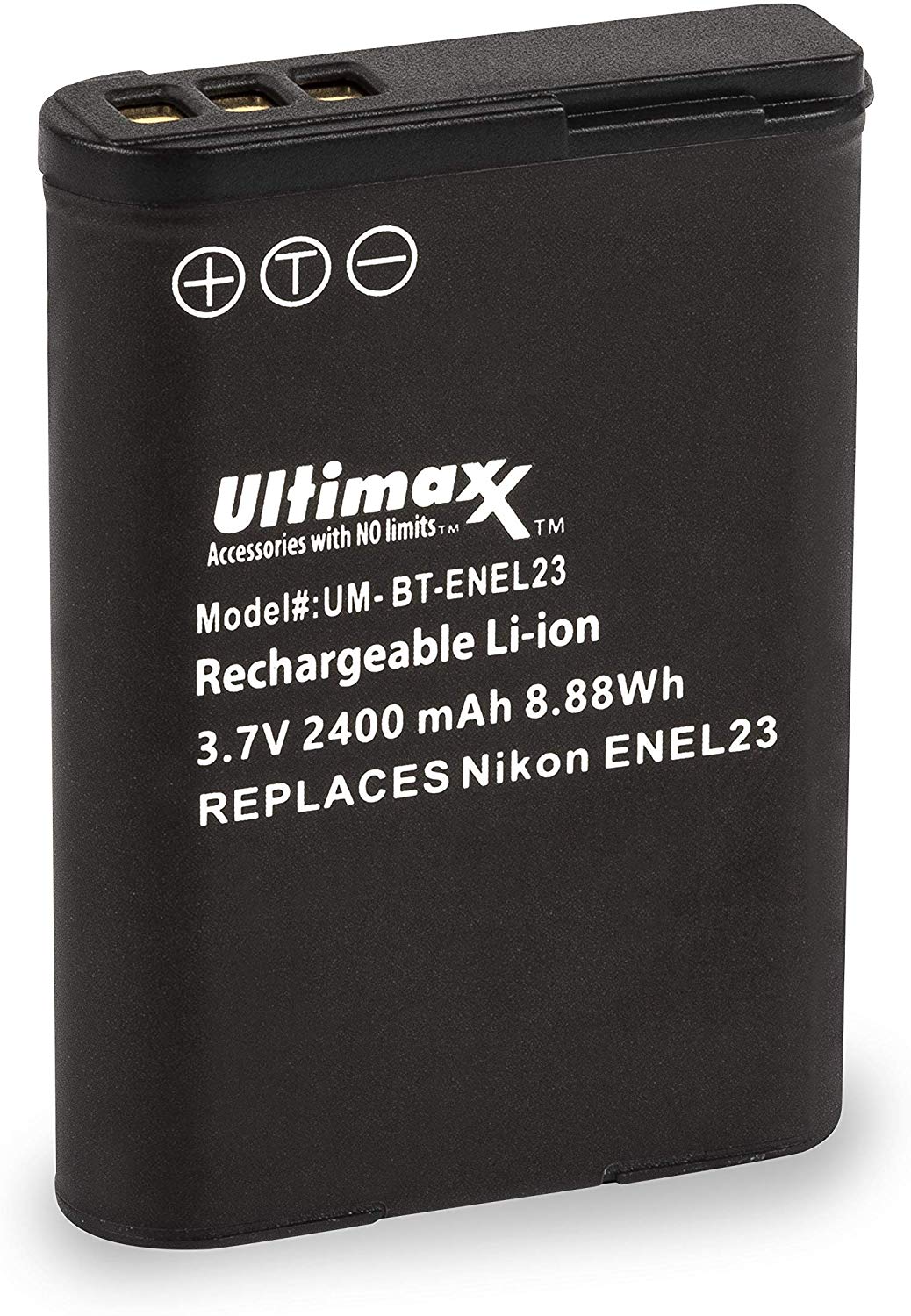 ULTIMAXX Replacement battery for Nikon ENEL23 - 2400 mah