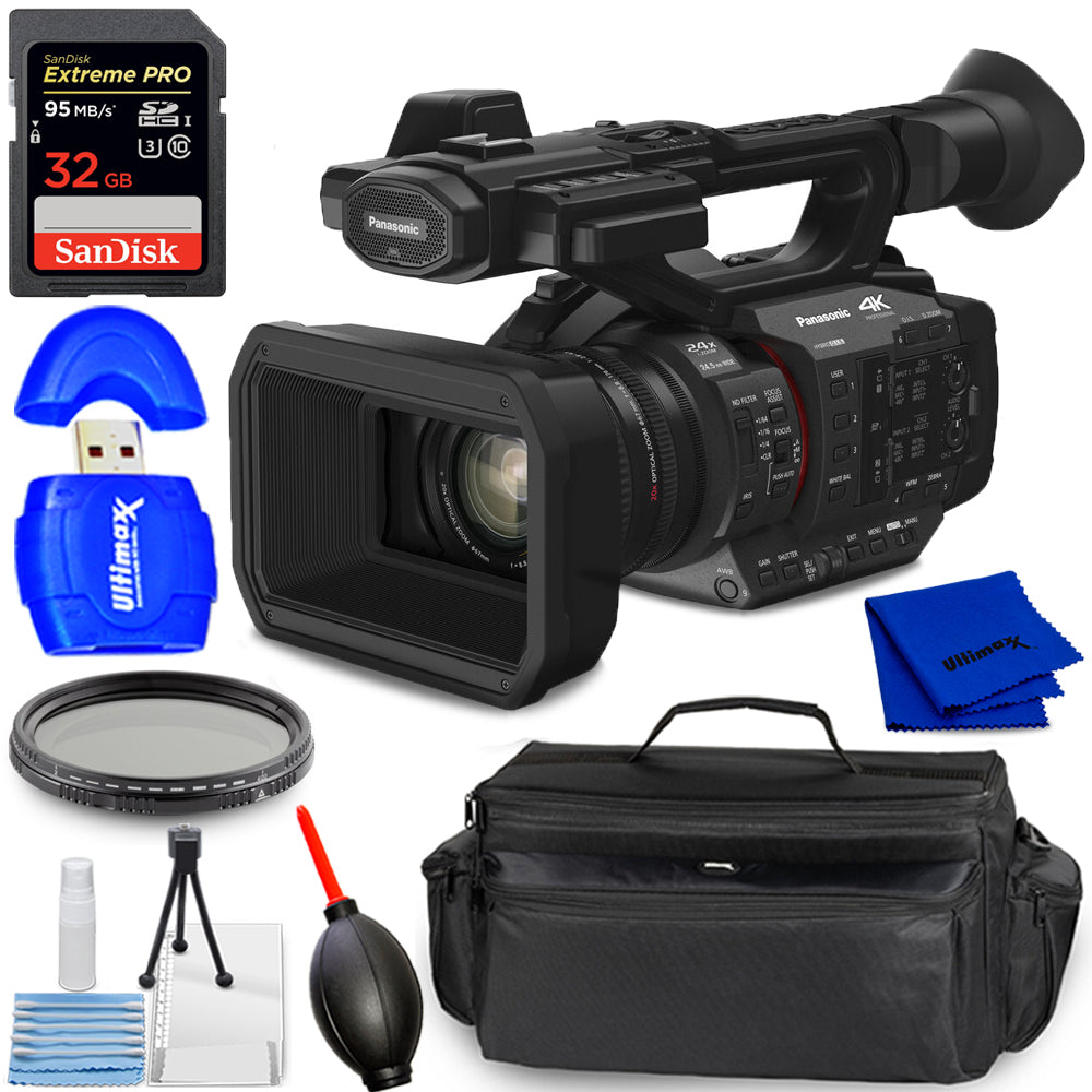 Panasonic HC-X2 4K Camcorder - 7PC Accessory Bundle