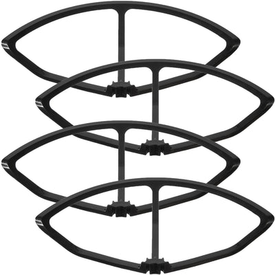 4PC Propeller Guards Protectors Shielding (Black) for DJI Phantom 4 Models