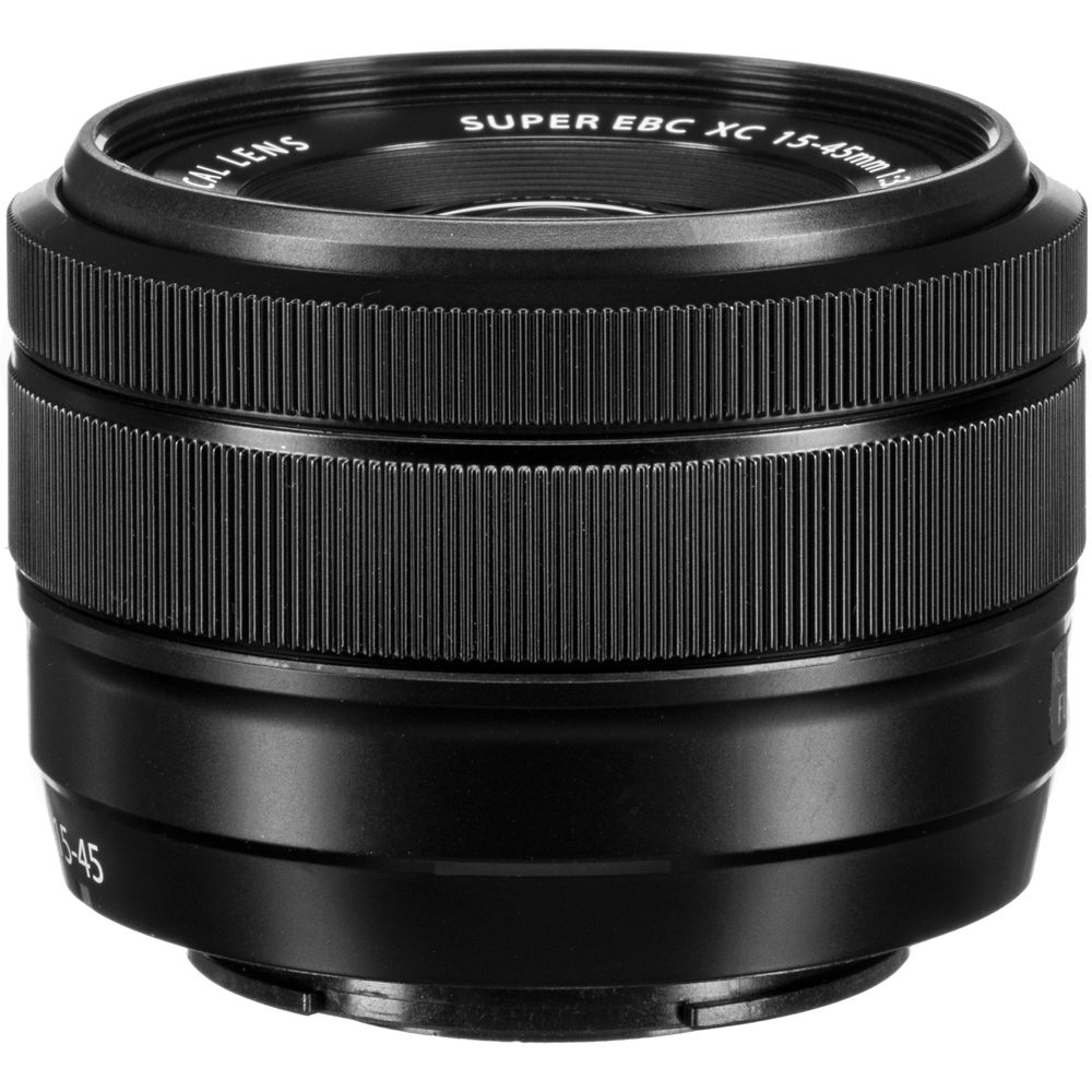 Fujifilm XC 15-45mm f/3.5-5.6 OIS PZ Lens (Black) Bundle 2