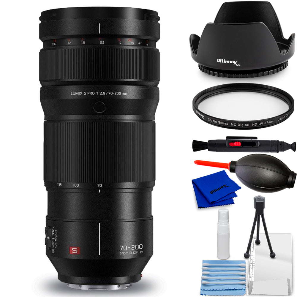 Panasonic Lumix S PRO 70-200mm f/2.8 O.I.S. Lens Bundle 1