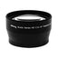 2.2x Professional Telephoto Lens 49mm with Protective Pouch