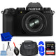 FUJIFILM X-S20 Mirrorless Camera with 15-45mm Lens (Black) 16781943 - 7PC Kit Fujifilm