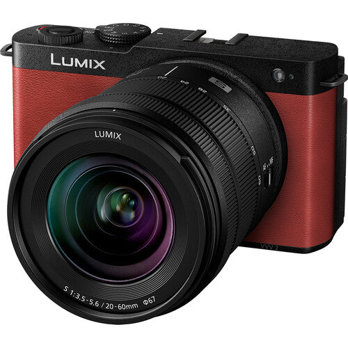 Panasonic Lumix S9 Mirrorless Camera with S 20-60mm Lens (Crimson Red) Bundle