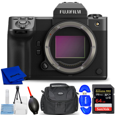 FUJIFILM GFX100 II Medium Format Mirrorless Camera 600023590 - 7PC Accessory Kit