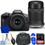 Canon EOS R100 Mirrorless Camera with 18-45mm and 55-210mm Lenses Bundle