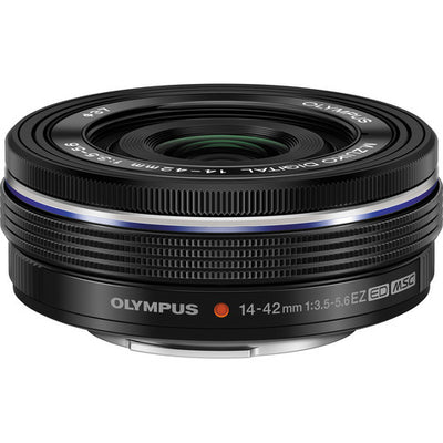 Olympus M.Zuiko Digital ED 14-42mm f/3.5-5.6 EZ Lens (Black)  - White Box