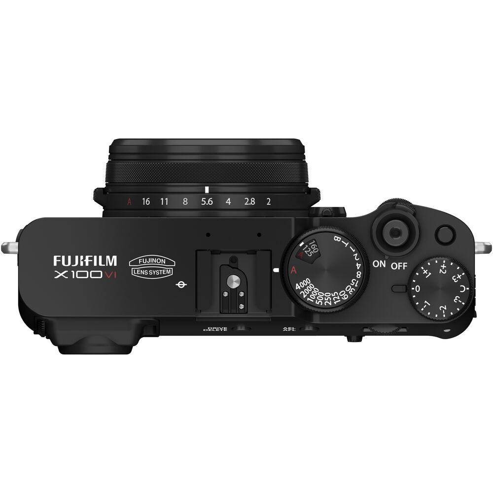 FUJIFILM X100VI Digital Camera (Black) 16821913 - 7PC Accessory Bundle