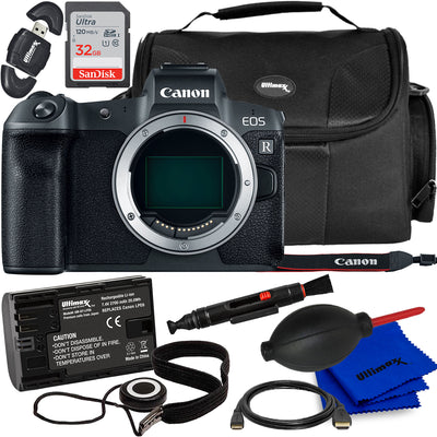 Canon EOS R Mirrorless Digital Camera (Body Only) - 10PC Accessory Bundle